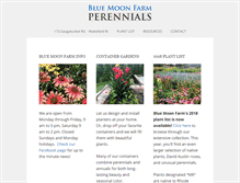 Tablet Screenshot of bluemoonfarmperennials.com